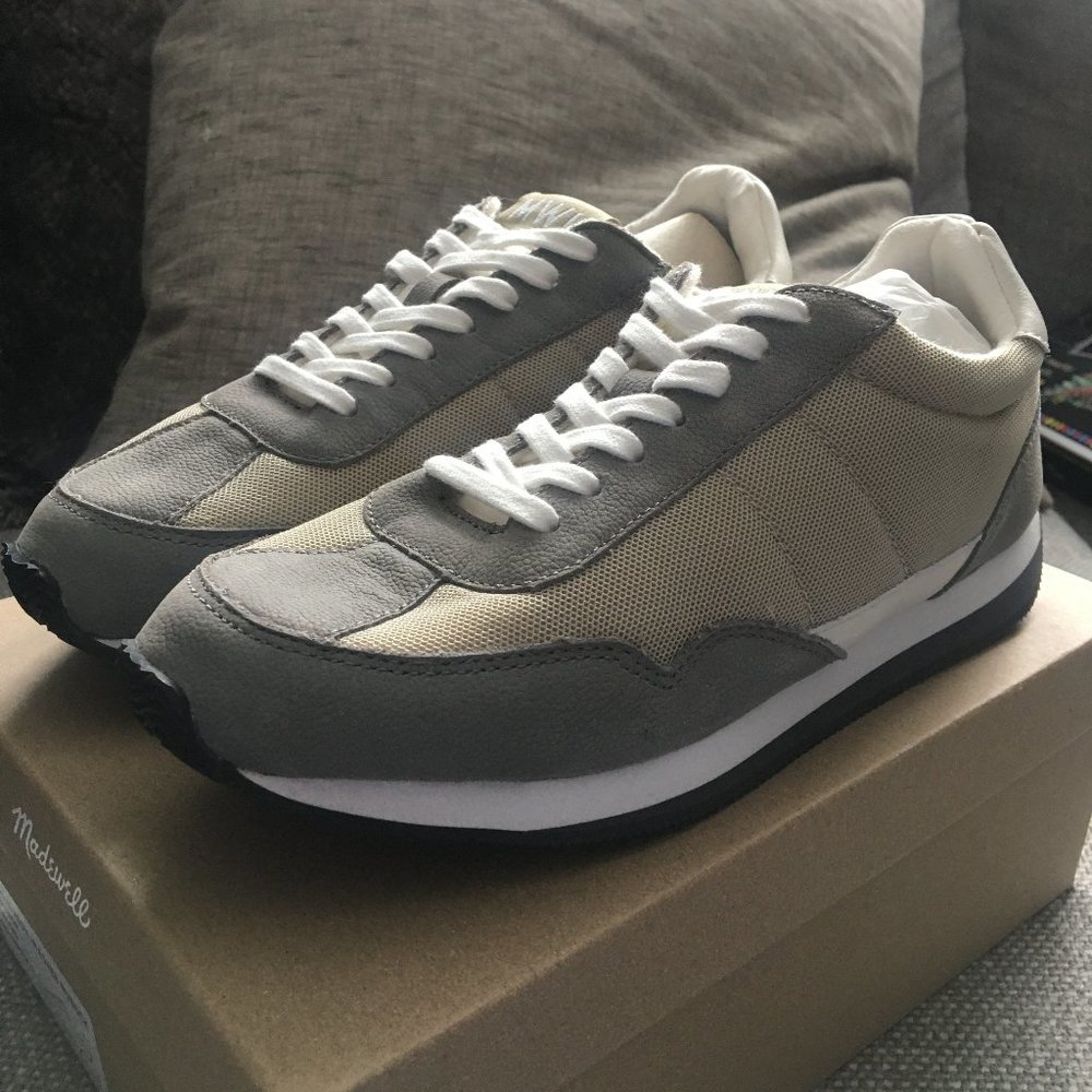 Madewell Retro Sneakters in Coastal Granite